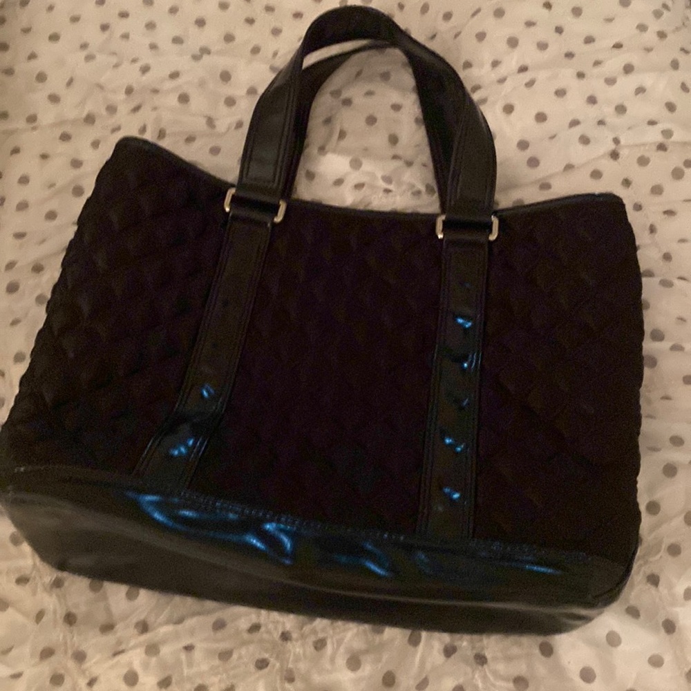 Marc by Marc Jacobs Black nylon quilted tote